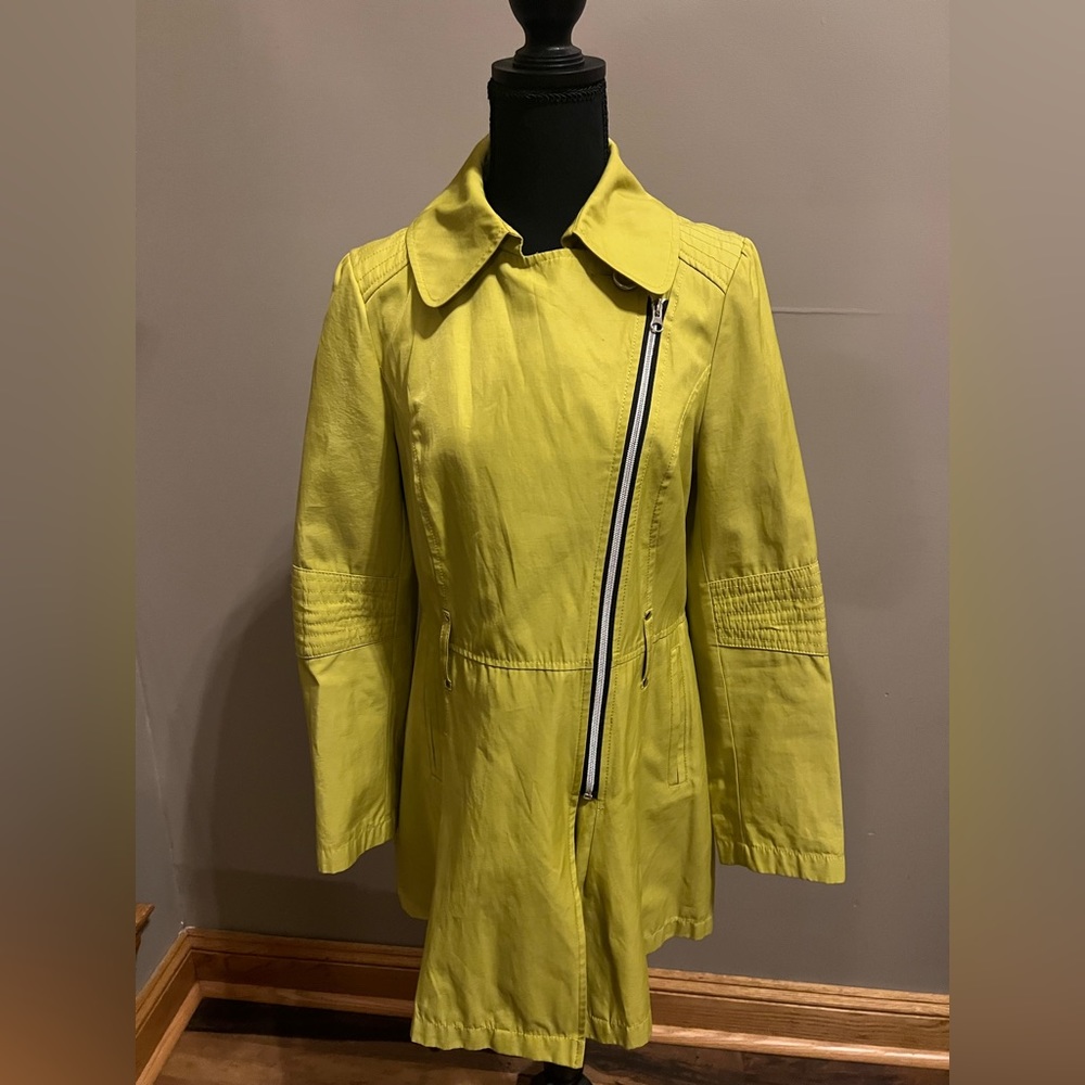 Black Rivet Women’s Zippered Jacket, lime green, Medium
